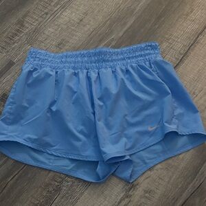 Nike Women's Light Blue Athletic Shorts